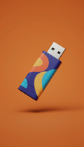 Custom Logo Swivel USB Drive