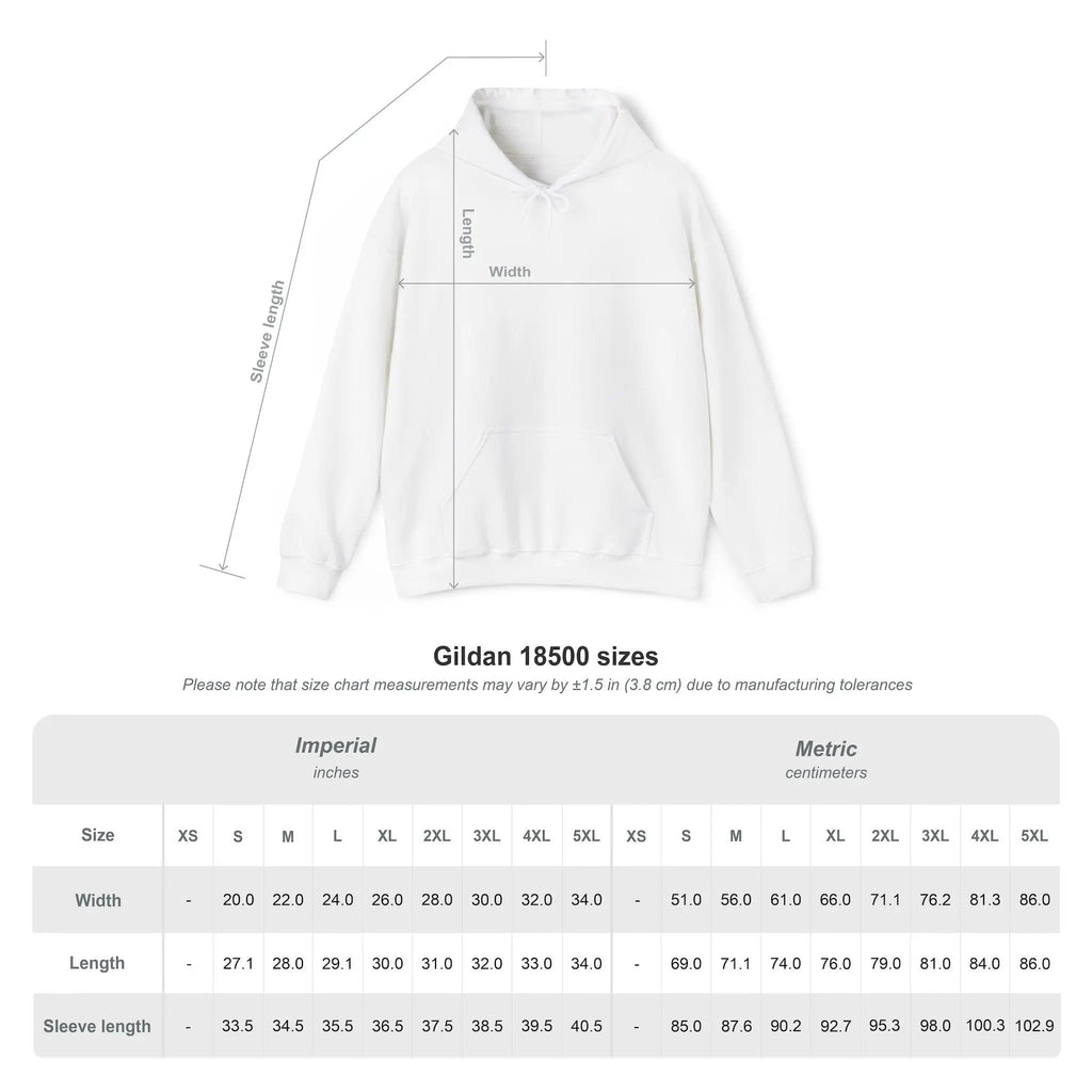 Gildan 18500 Customizable Unisex Heavy Blend™ Hooded Sweatshirt - Perfect for Team Events & Gifting
