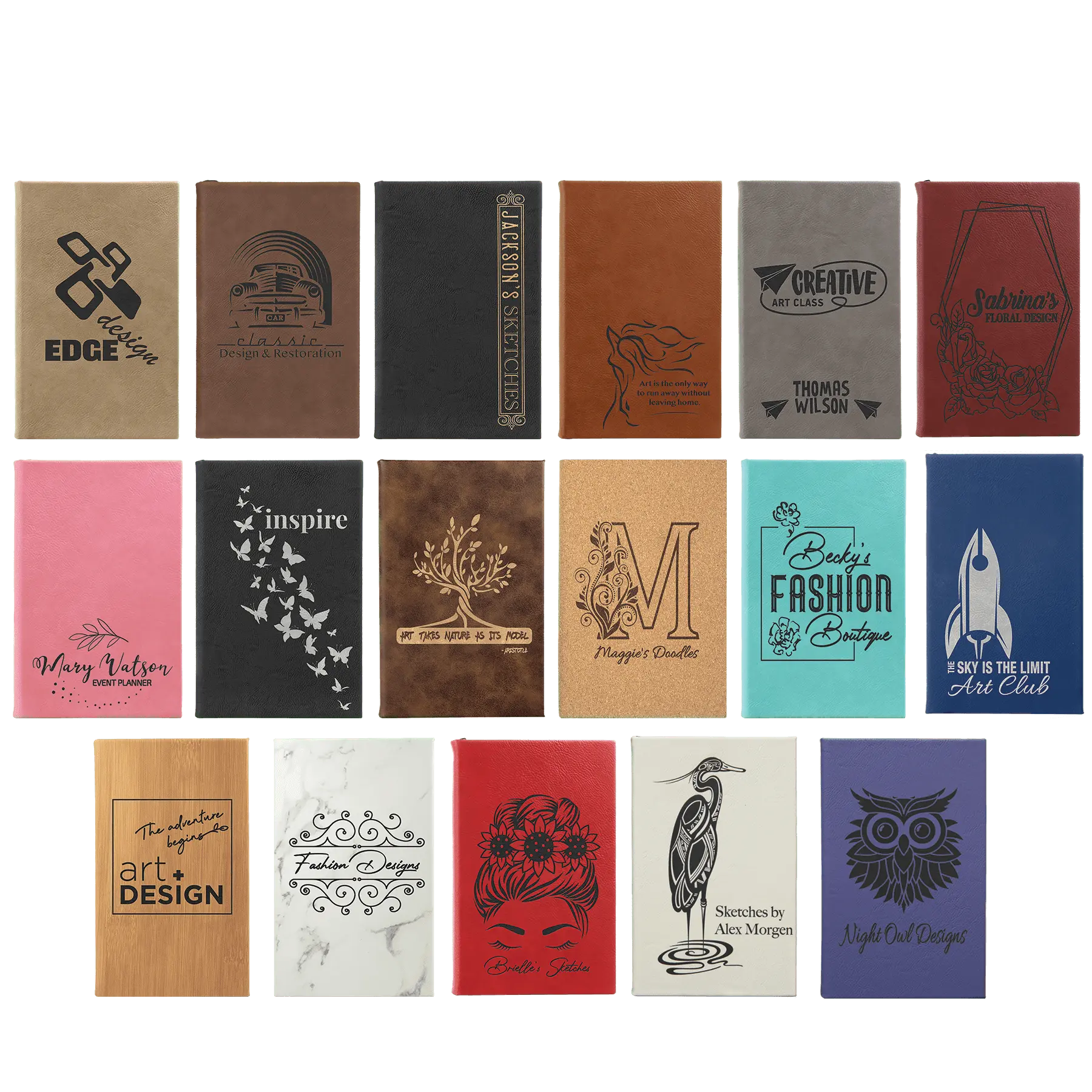 5 1/4" x 8 1/4" Sketch Book with Unlined Notepad