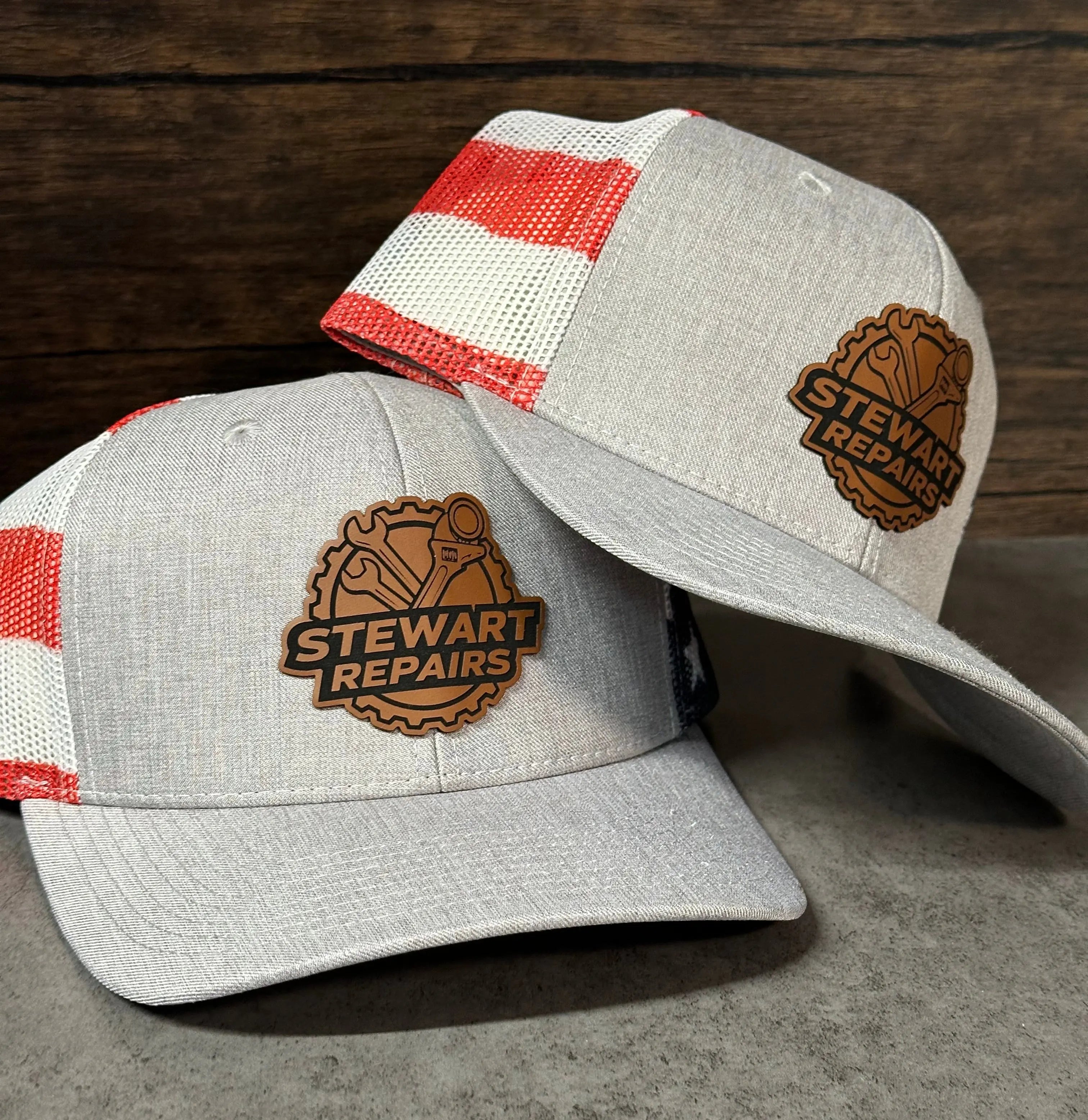 Kati S700M American Flag Trucker Hat + Custom Patch