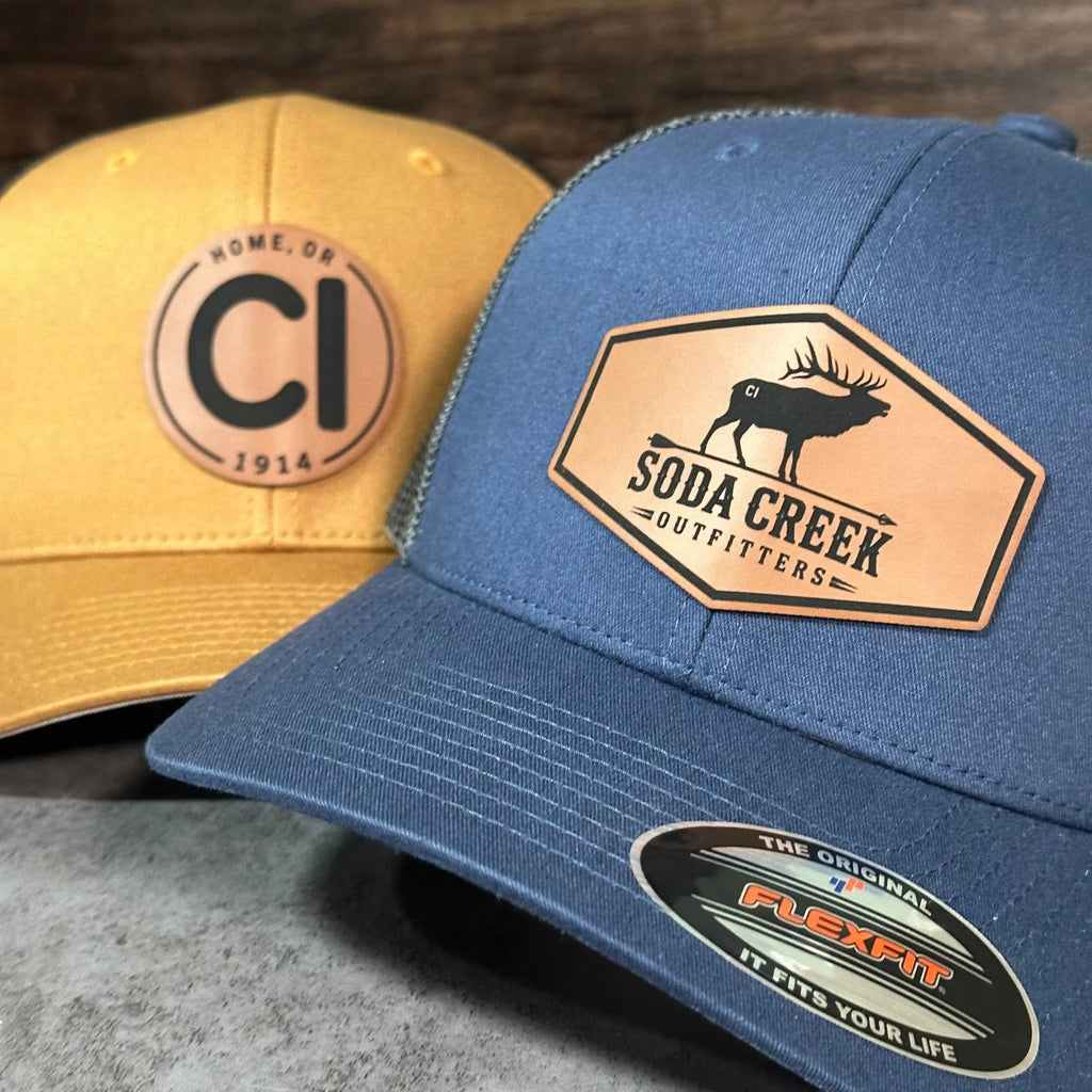The Flexfit® 6511 Trucker Cap + Custom Patch