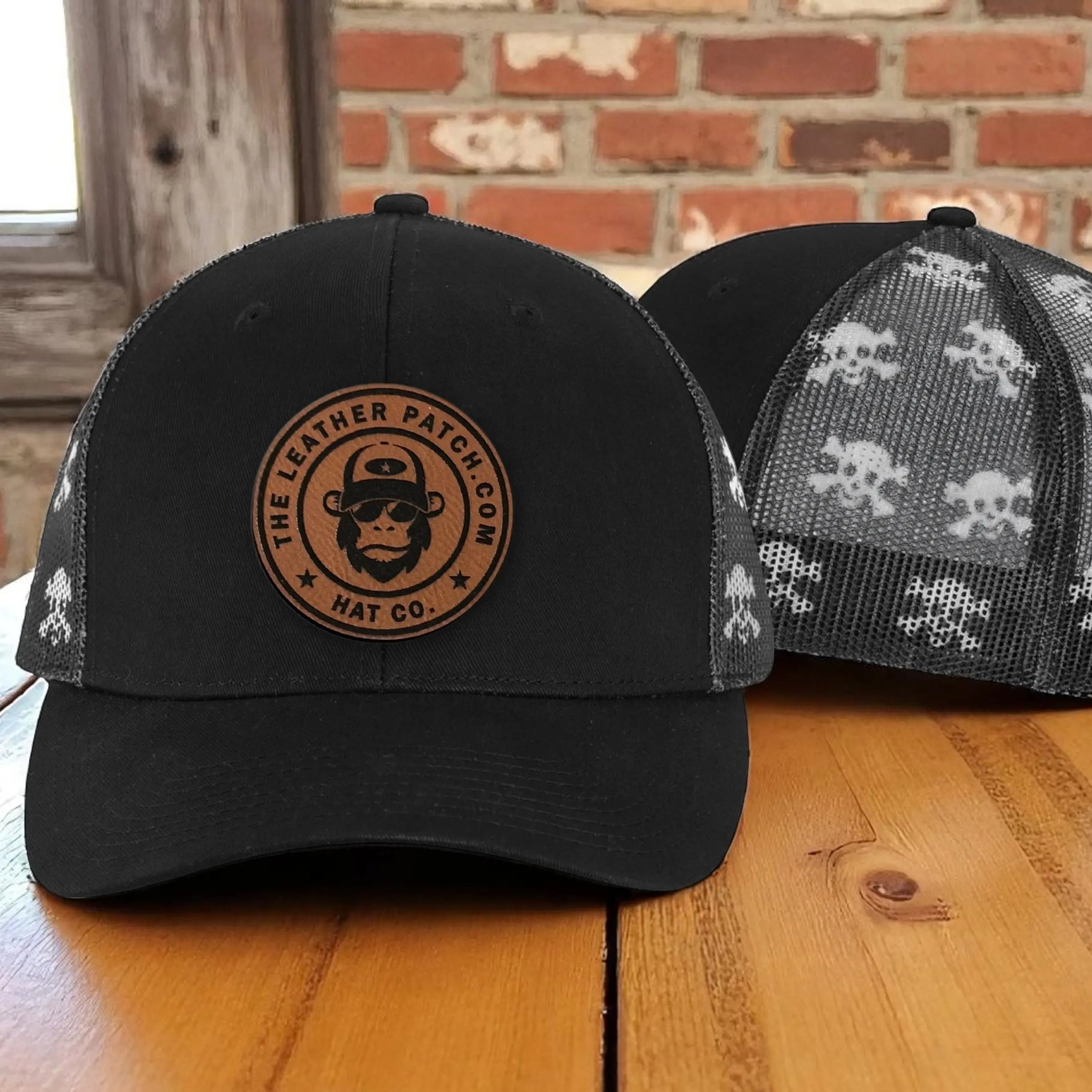 Kati S700M Skull Printed Mesh Trucker Hat + Custom Patch